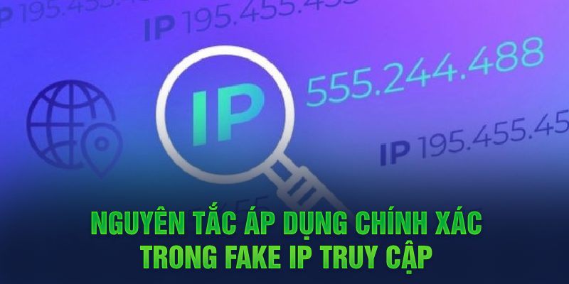 Nguyên tắc áp dụng chính xác trong Fake IP truy cập